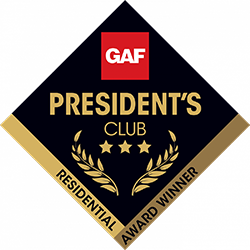 GAF President's Club Contractor Logo
